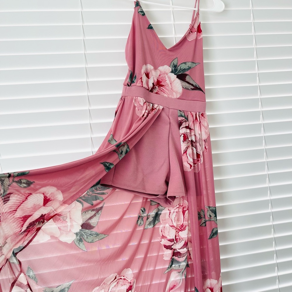 Whimsical floral jumpsuit